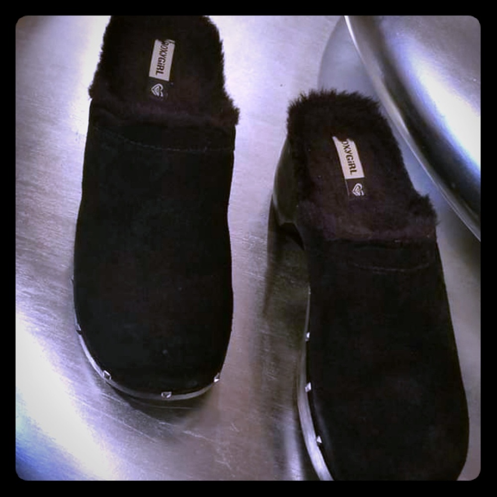 Suede Clogs
